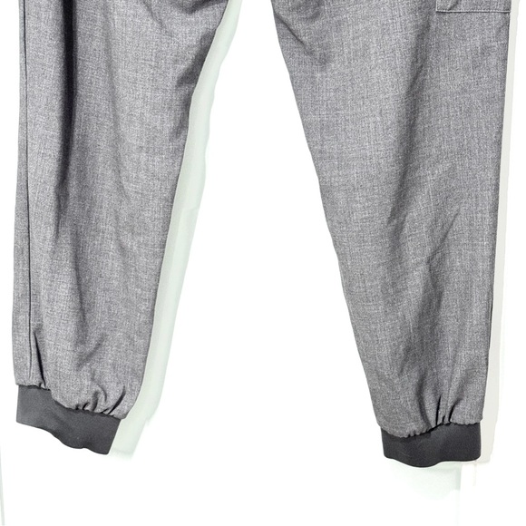 Cuddl Duds Womens Scrub Jogger Cargo Pant Sz M Light Gray Drawstring Waist - Picture 9 of 11